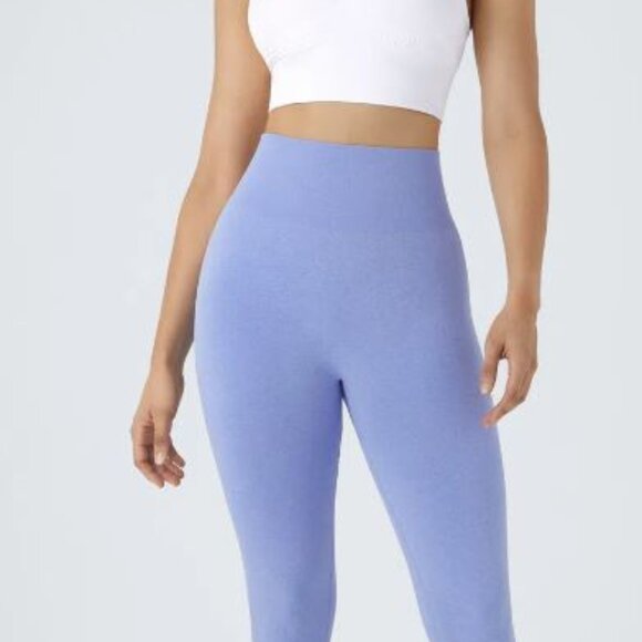 Halara Seamless Flow Low Support Ruched Double Straps Backless Crisscross Sports - Picture 5 of 10